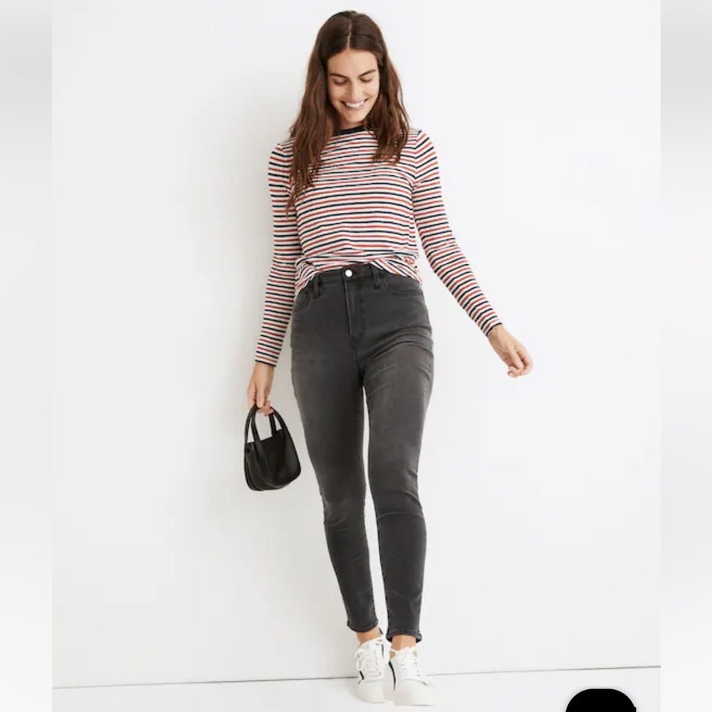 Madewell Curvy Roadtripper Supersoft Jeans in Ashmont Wash, Sz 27